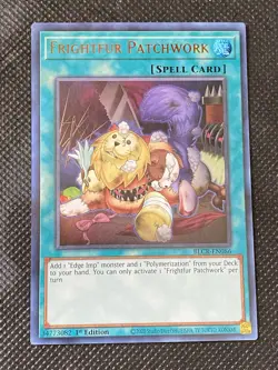 YuGiOh! - Frightfur Patchwork BLCR-EN086 Ultra Rare 1st Edition Near Mint - Image 1
