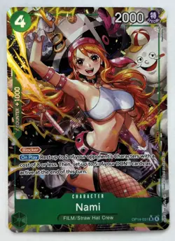 Nami (Alt Art) OP14-031 SR The Azure Sea's Seven - ONE PIECE Card Game English - Image 1