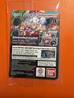 One Piece Monkey D. Luffy US Voyage College Basketball Promo Card Rutgers SEALED - Image 2