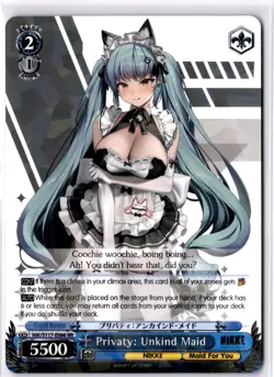 Privaty: Unkind Maid Double Rare GODDESS OF VICTORY: NIKKE NIK/S117-E086 RR NM - Image 1