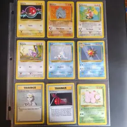 Vintage Pokemon TCG Card Lot 9 Cards WOTC Near Mint Lot C - Image 1