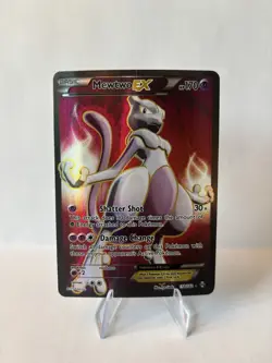 Pokemon TCG Mewtwo EX Holo Full Art Ultra Rare Card 157/162 - Image 1