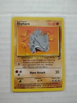 RHYHORN - Base Set 2 - 90/130 - Common - Pokemon Card - Unlimited Edition - Image 1