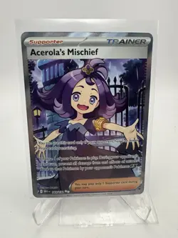 Acerola's Mischief 165/132 Ultra Rare Mega Evolution Pokemon Card - Image 1