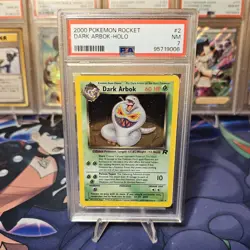 PSA 7 NM Dark Arbok 2 / 82 Team Rocket Holo Vintage Pokemon TCG Card - Image 1
