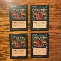 4x Dark Ritual NM / LP [Ice Age] - Crisp Cards - Magic the Gathering Vintage ‘96 - Image 1