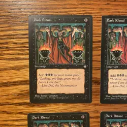 4x Dark Ritual NM / LP [Ice Age] - Crisp Cards - Magic the Gathering Vintage ‘96 - Image 2
