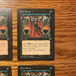 4x Dark Ritual NM / LP [Ice Age] - Crisp Cards - Magic the Gathering Vintage ‘96 - Image 3