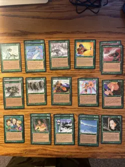 MTG: Vintage Ice Age 55 Green Card Lot - Magic the Gathering - Image 2