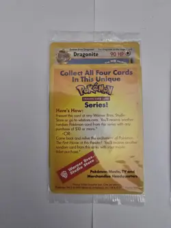 4x SEALED Black Star Promo Pokemon Cards PIKACHU, DRAGONITE,MEWTWO,ELECTABUZZ!! - Image 3