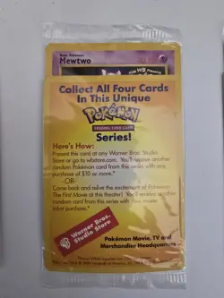 4x SEALED Black Star Promo Pokemon Cards PIKACHU, DRAGONITE,MEWTWO,ELECTABUZZ!! - Image 4