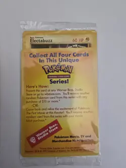 4x SEALED Black Star Promo Pokemon Cards PIKACHU, DRAGONITE,MEWTWO,ELECTABUZZ!! - Image 5