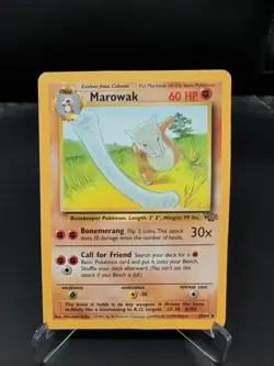 Marowak Stage 1 Jungle Set #39/64 Pokemon TCG Card Uncommon 1999 Ungraded - Image 1