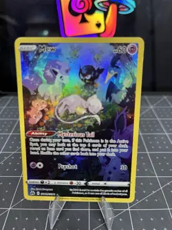 Pokemon TCG Mew GG10/GG70 Holo Basic Psychic Ability Psyshot 30 HP Card - Image 1