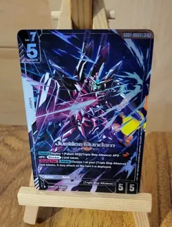 Justice Gundam - GD01-066 - LR+ Alt Art - Newtype Rising - Gundam Card Game TCG - Image 1