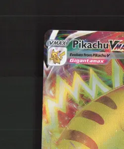 Pikachu VMAX SWSH286 Sword & Shield Black Star Promo OFFCENTER Pokemon Card NM - Image 3