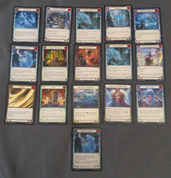 Flesh and blood PART THE MISTVEIL 16 card lot. NEW PACK FRESH Foil. - Image 1