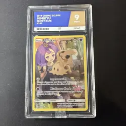 Mimikyu 245/236 Cosmic Eclipse Ace Full Art Secret Rare Card Ace 9 - Image 1