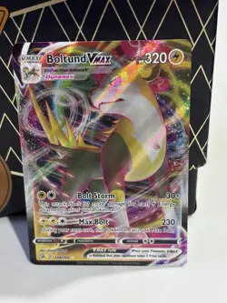 Pokemon Boltund VMAX Holo SWSH08 Fusion Strike Ultra Rare Card 104/264 - Image 1