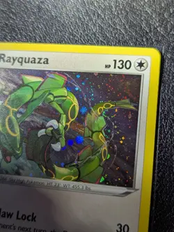 Rayquaza SWSH029 Sword & Shield Promo Card Cosmos Holo Swirl - Image 3