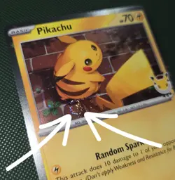 FART WHOLE SWIRL 🌀💫 NM Pikachu 051/162 30th Anniversary Stamped Pokemon Card - Image 1
