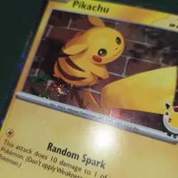 FART WHOLE SWIRL 🌀💫 NM Pikachu 051/162 30th Anniversary Stamped Pokemon Card - Image 2