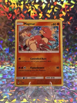 2019 Pokemon McDonald's Promo Holo Magmar Card 3/12 - Image 1