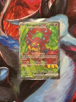 Pokemon Card Volcanion ex 171/159 Journey Together Full Art Near Mint - Image 1