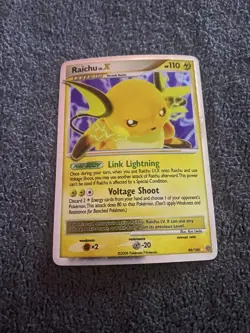 Pokemon Raichu LV.X 99/100 Holo Level-Up Card Nintendo 2008 English - Image 2