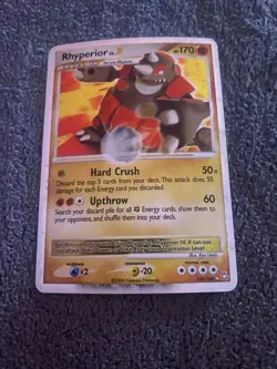 Pokemon Rhyperior LV. X 145/146 Holo Level-Up Card Nintendo 2008 English - Image 2