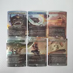 MTG x Avatar The Last Airbender Scene Cards (The Black Sun Invasion) Lot - Image 1