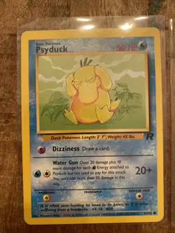 Psyduck 53/62 And Golduck 35/62 - 2 Pokemon Card Lot Fossil Set. Vintage TCG - Image 2