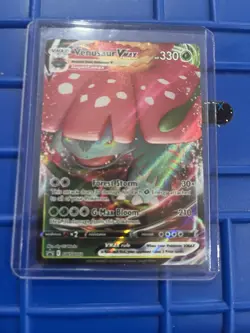Pokemon Venusaur VMAX SWSH102 Promo Full Art Holo English TCG Card - Image 1