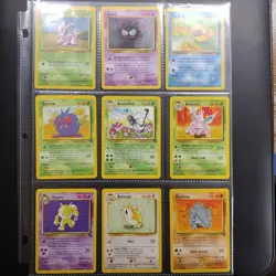 Vintage Pokemon TCG Card Lot 9 Cards WOTC Near Mint Lot A - Image 1