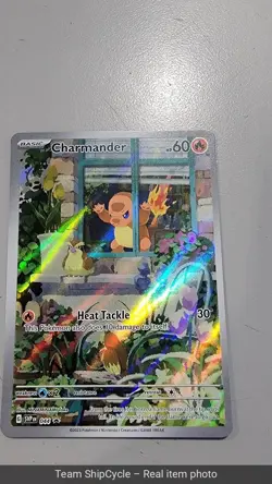 Charmander SVP044 Obsidian Flames ETB Promo Card Pokemon Center Stamped G2U - Image 3