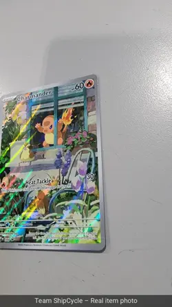 Charmander SVP044 Obsidian Flames ETB Promo Card Pokemon Center Stamped G2U - Image 4