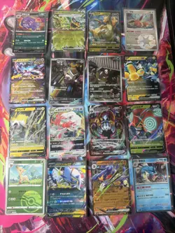 Pokemon 16 Card Lot nm V Max Mega Amazing Ex HOLO Rare Hits Only F20 - Image 1