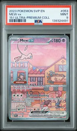 PSA 9 Mew ex 053 - Scarlet & Violet Promo Pokemon Card - Pokemon TCG - Image 1