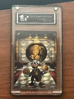 Girl Dad Designs Crypto King Bubble 1/1 Trading Card Rare One of One Grail SSP - Image 1