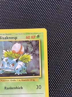 Pokemon Bisaknosp 30/102 1st Edition Card German Base Set Uncommon NM - Image 3