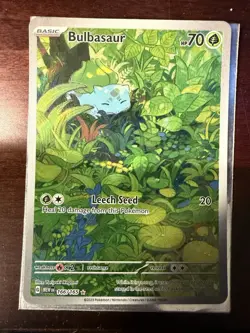 Full Art 151 Bulbasaur And Full Art Black Star Promo Charmander Pokemon Cards - Image 3