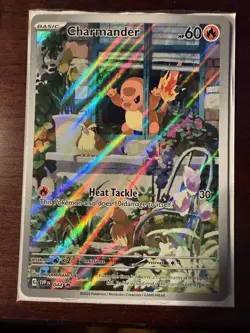Full Art 151 Bulbasaur And Full Art Black Star Promo Charmander Pokemon Cards - Image 4