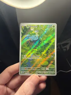 Full Art 151 Bulbasaur And Full Art Black Star Promo Charmander Pokemon Cards - Image 5