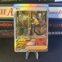 Pokemon Paradox Rift Rika 258/182 Special Illustration Rare Card - Image 1