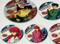 Yu Yu Hakusho Menko Cards Lot of About 140 Japan Vintage - Image 3