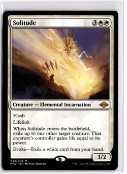 Solitude Modern Horizons 2 32 LP x1 MTG Magic: the Gathering - Image 1