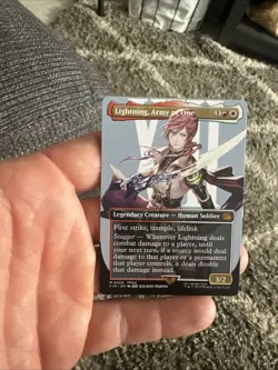 Magic The Gathering Lightning, Army of One (Borderless) Final Fantasy Regular - Image 1