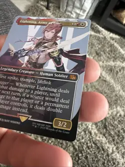 Magic The Gathering Lightning, Army of One (Borderless) Final Fantasy Regular - Image 5