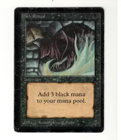 Dark Ritual - Limited Edition Beta MTG Magic English B - Image 1