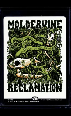 Magic The Gathering Secret Lair Drop Poster Borderless Moldervine Reclamation - Image 1